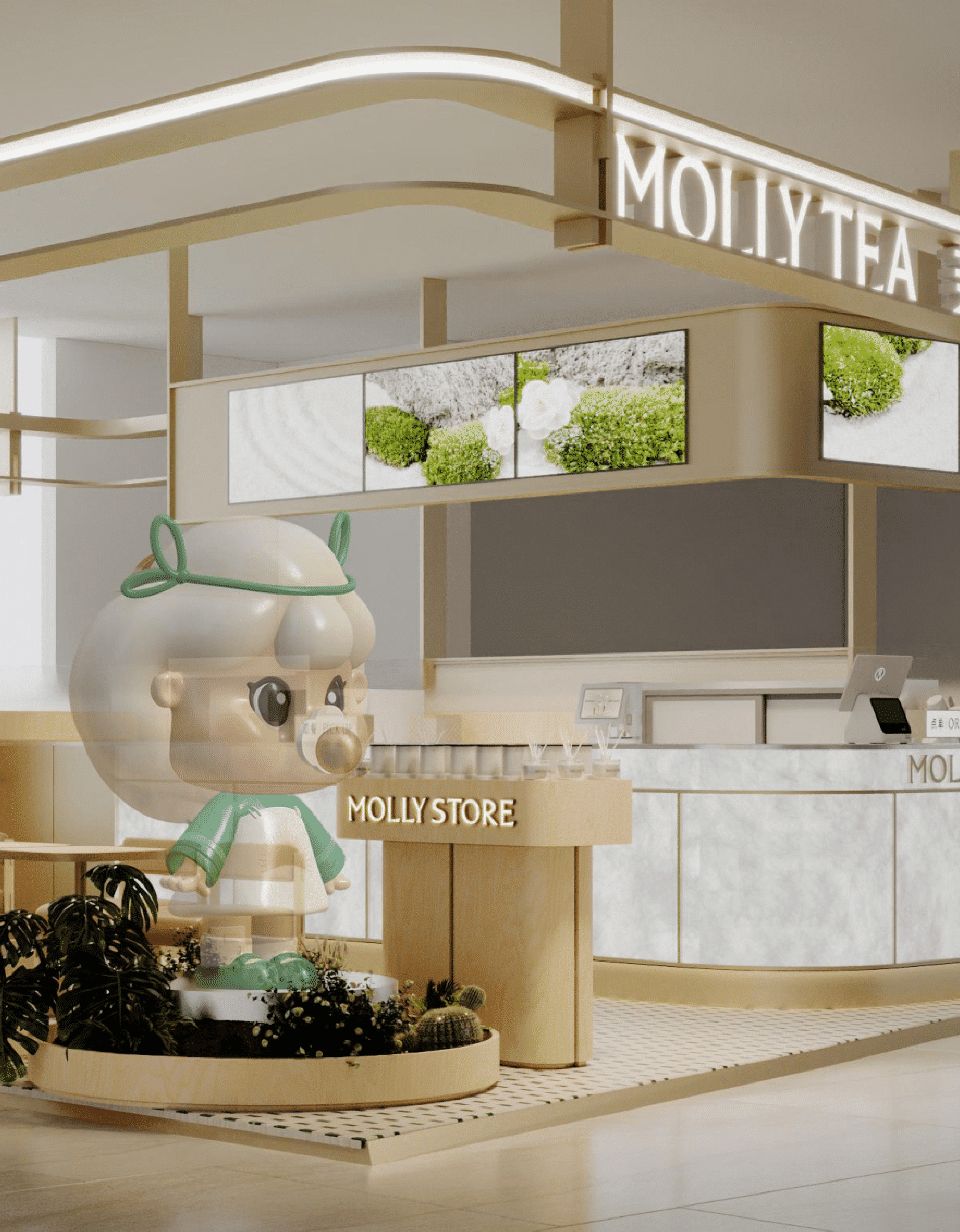 Molly Tea TH x Zpell @Future Park Rangsit